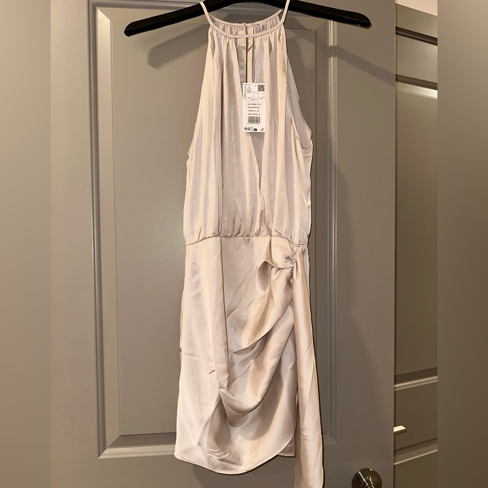 Satin Halter Dress
